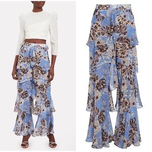 NWOT Alexis Elyria Tiered Wide-Leg Pants